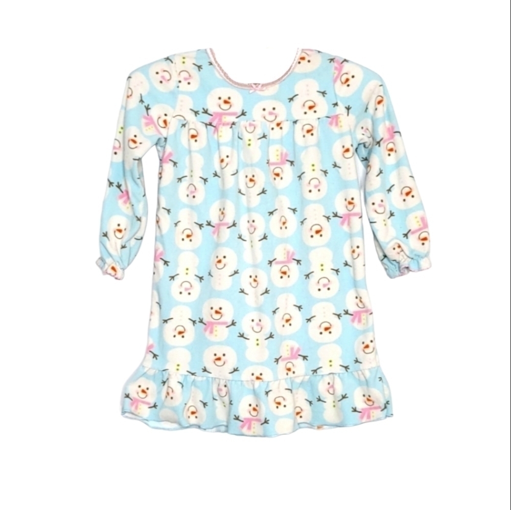 CARTER'S Snowbaby Fleece Nightgown girls size small